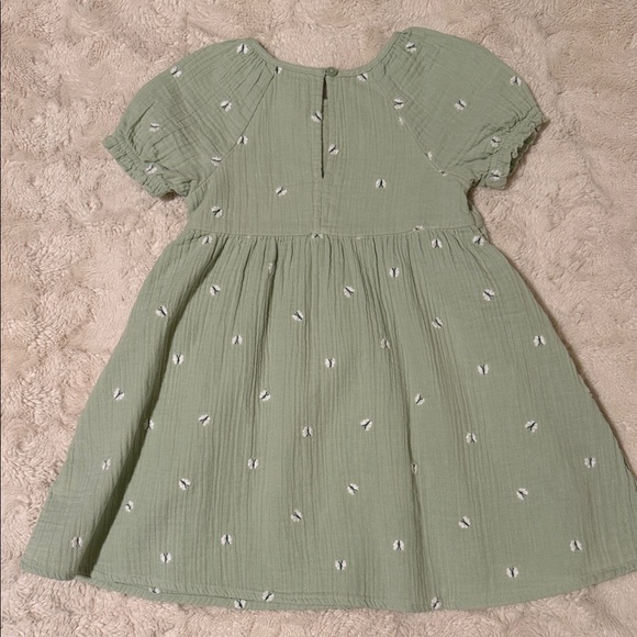 Cat & Jack Light Green Kids Dress with Embroidery - Picture 3 of 3